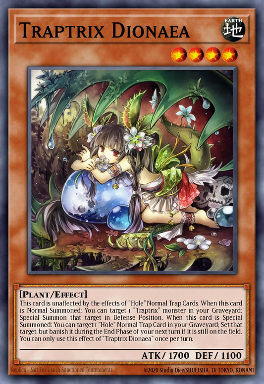 (075) YuGiOh TCG MAGO: Maximum Gold Single: Traptrix Dionaea  Rare
