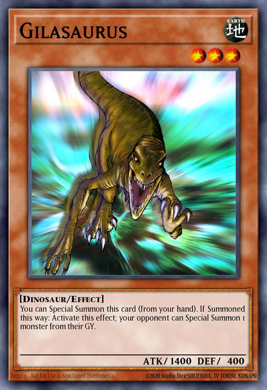 (008) YuGiOh TCG DB2: Dark Beginning 2 Single: Gilasaurus  Common
