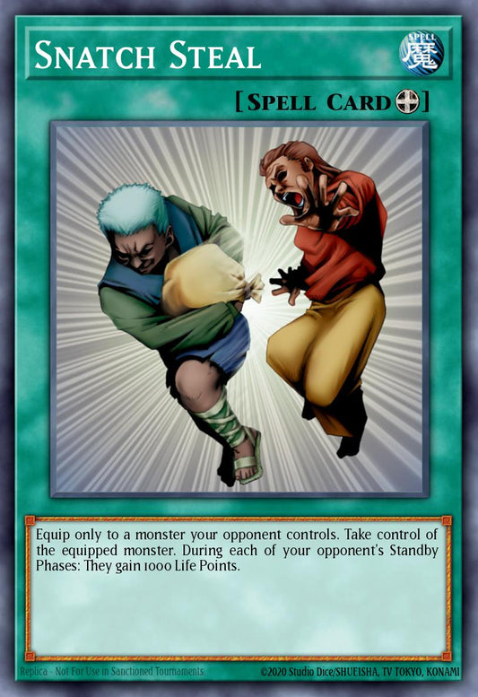 (096) YuGiOh TCG BLTR: Battles of Legend: Terminal Revenge Single: Snatch Steal (V.1 - Secret Rare)  Secret Rare