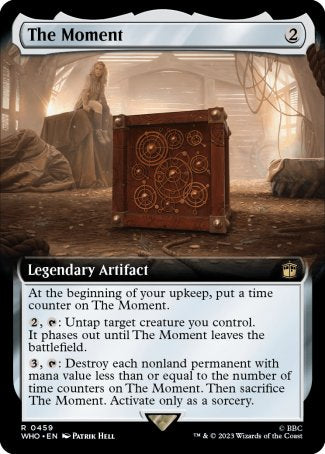 (459) Magic The Gathering Universes Beyond: Doctor Who: Extras Single: The Moment (V.1) Holo Rare