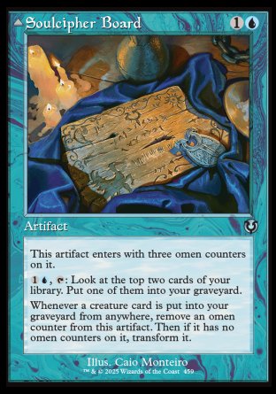 (459) Magic The Gathering Innistrad Remastered: Extras Single: Soulcipher Board // Cipherbound Spirit Holo Uncommon