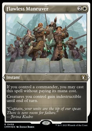 (459) Magic The Gathering Commander Masters: Extras Single: Flawless Maneuver (V.1)  Rare