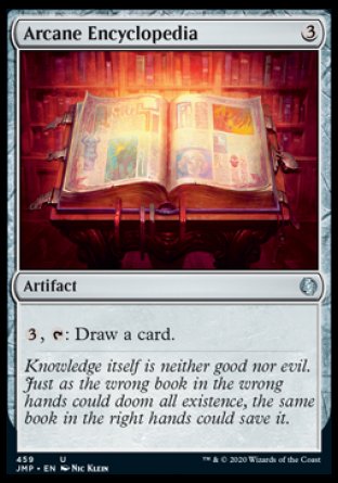 (459) Magic The Gathering Jumpstart Single: Arcane Encyclopedia Holo Uncommon
