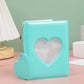 Mini Photo Album: Photocard Binder: PVC Heart: Mint Green