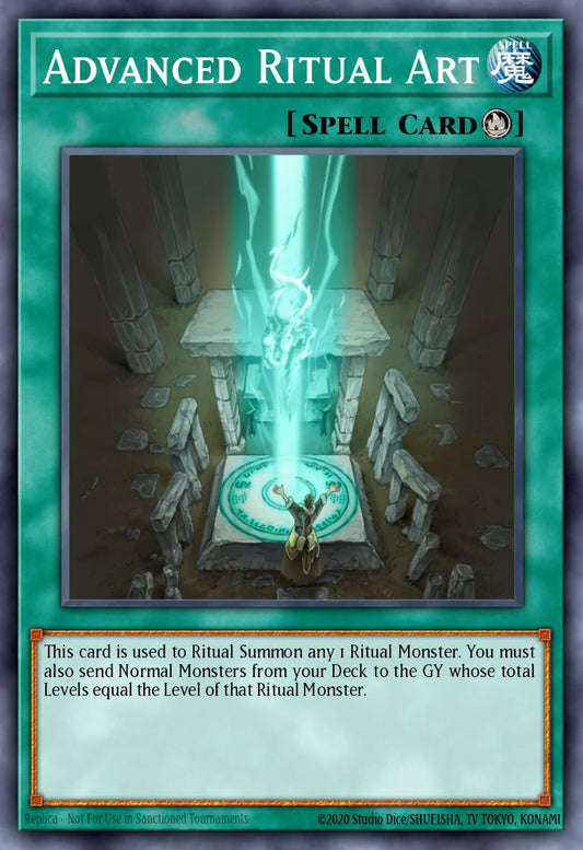 (050) YuGiOh TCG PGL2: Premium Gold 2 Single: Advanced Ritual Art  Gold Rare