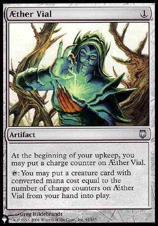(091) Magic The Gathering The List Single: Aether Vial  Uncommon