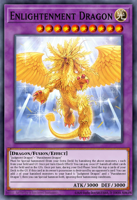 (038) YuGiOh TCG LEDE: Legacy of Destruction Single: Enlightenment Dragon  Super Rare