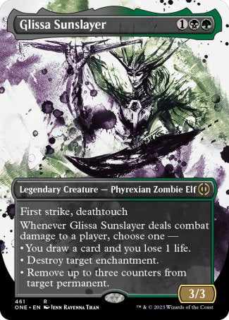 (461) Magic The Gathering Phyrexia: All Will Be One: Extras Single: Glissa Sunslayer (V.2) Holo Rare