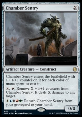 (461) Magic The Gathering Jumpstart Single: Chamber Sentry  Rare