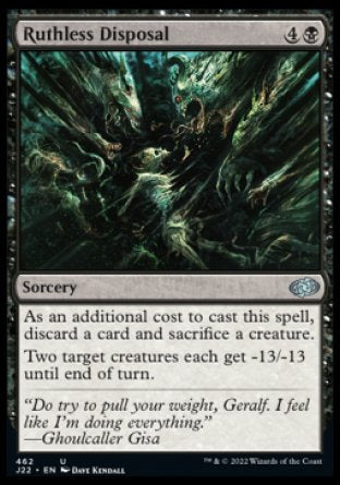 (462) Magic The Gathering Jumpstart 2022 Single: Ruthless Disposal  Uncommon