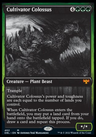 (462) Magic The Gathering Innistrad: Double Feature Single: Cultivator Colossus  Mythic
