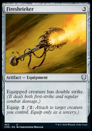 (462/361) Magic The Gathering Commander Legends: Extras Single: Fireshrieker  Uncommon