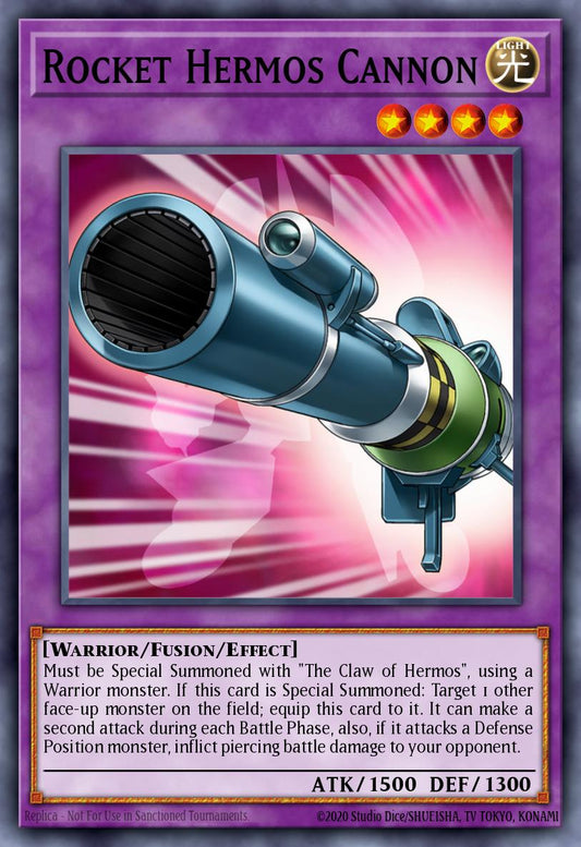 (061) YuGiOh TCG DLCS: Dragons of Legend: The Complete Series Single: Rocket Hermos Cannon  Common