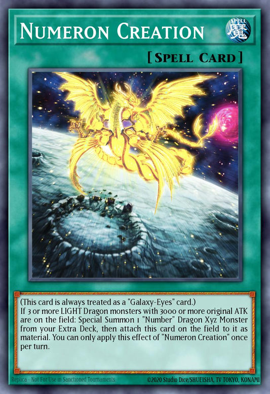 (320) YuGiOh TCG MP24: 25th Anniversary Tin: Dueling Mirrors Single: Numeron Creation  Common