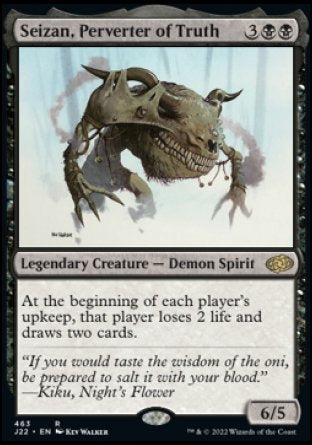 (463) Magic The Gathering Jumpstart 2022 Single: Seizan, Perverter of Truth  Rare