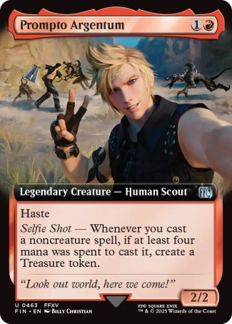 (463) Magic The Gathering Magic: The Gathering - FINAL FANTASY: Extras Single: Prompto Argentum (V.2)  Uncommon
