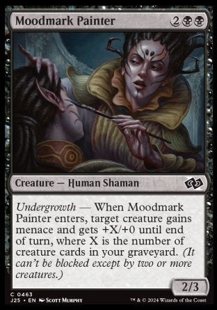 (463) Magic The Gathering Foundations Jumpstart Single: Moodmark Painter  Common