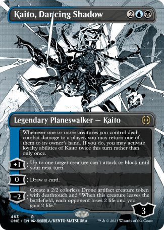 (463) Magic The Gathering Phyrexia: All Will Be One: Extras Single: Kaito, Dancing Shadow (V.2) Holo Rare