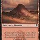 (463) Magic The Gathering Commander Legends: Battle for Baldur's Gate: Extras Single: Mountain (V.1) Holo Land
