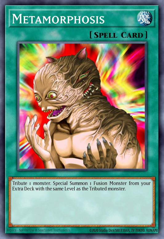 (123) YuGiOh TCG RA04: Quarter Century Stampede Single: Metamorphosis (V.2 - Quarter Century Secret Rare)  Quarter Century Secret Rare