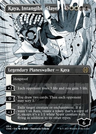 (464) Magic The Gathering Phyrexia: All Will Be One: Extras Single: Kaya, Intangible Slayer (V.2) Holo Rare