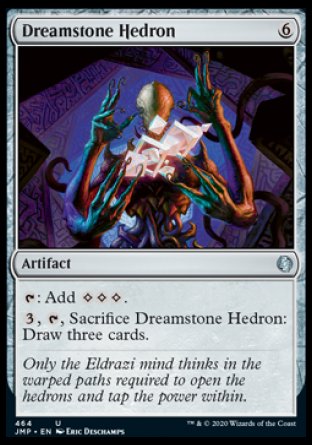 (464) Magic The Gathering Jumpstart Single: Dreamstone Hedron  Uncommon