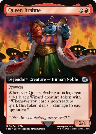 (464) Magic The Gathering Magic: The Gathering - FINAL FANTASY: Extras Single: Queen Brahne Holo Uncommon