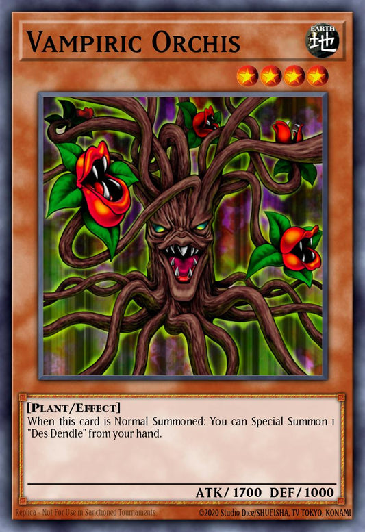 (014) YuGiOh TCG MFC: Magician's Force Single: Vampiric Orchis  Common