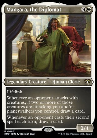 (466) Magic The Gathering Commander Masters: Extras Single: Mangara, the Diplomat  Rare