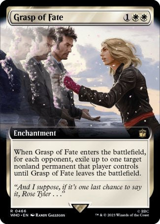 (466) Magic The Gathering Universes Beyond: Doctor Who: Extras Single: Grasp of Fate (V.1) Holo Rare