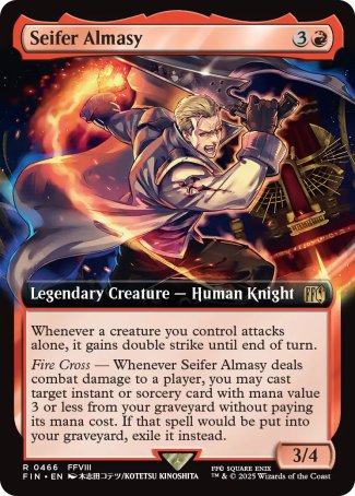 (466) Magic The Gathering Magic: The Gathering - FINAL FANTASY: Extras Single: Seifer Almasy (V.2) Holo Rare