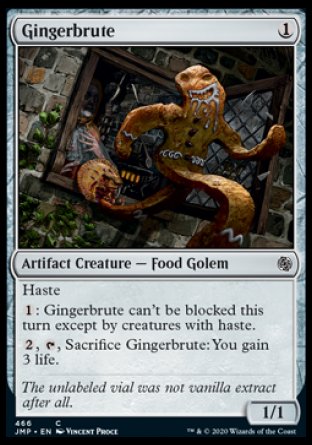 (466) Magic The Gathering Jumpstart Single: Gingerbrute  Common