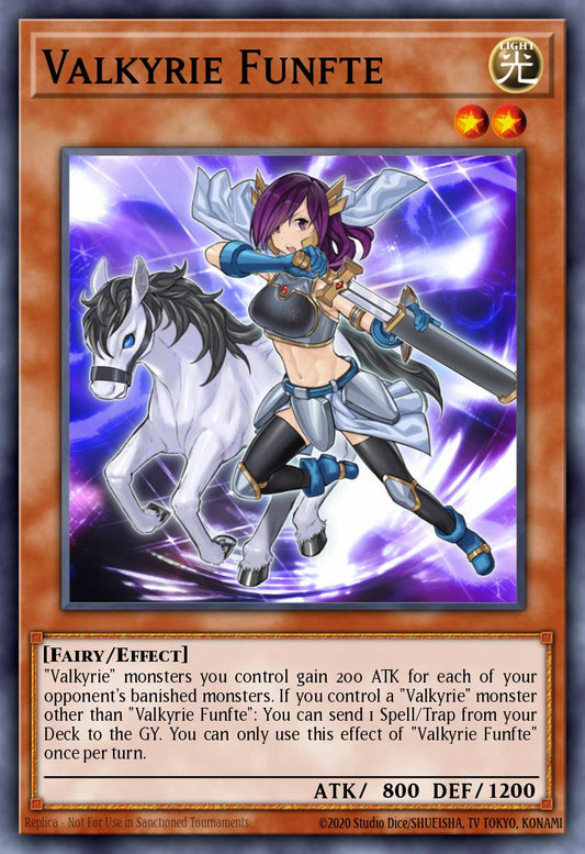 (088) YuGiOh TCG MP20: 2020 Tin of Lost Memories Mega Pack Single: Valkyrie Funfte  Common