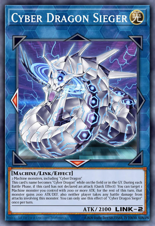 (108) YuGiOh TCG MP19: 2019 Gold Sarcophagus Tin Mega Pack Single: Cyber Dragon Sieger  Secret Rare
