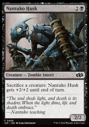(468) Magic The Gathering Foundations Jumpstart Single: Nantuko Husk  Common