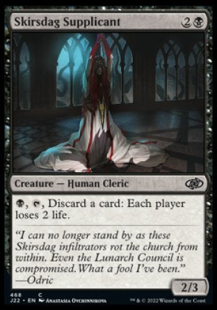 (468) Magic The Gathering Jumpstart 2022 Single: Skirsdag Supplicant  Common