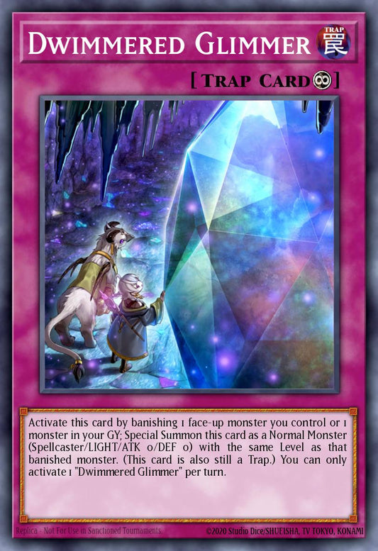 (139) YuGiOh TCG MP20: 2020 Tin of Lost Memories Mega Pack Single: Dwimmered Glimmer  Common