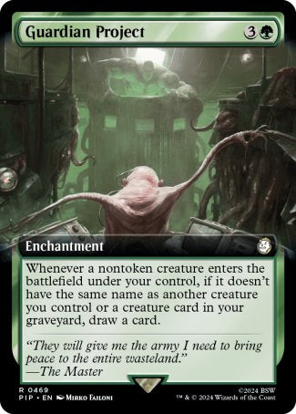 (469) Magic The Gathering Universes Beyond: Fallout: Extras Single: Guardian Project (V.1)  Rare