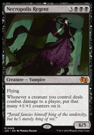 (469) Magic The Gathering Foundations Jumpstart Single: Necropolis Regent  Mythic