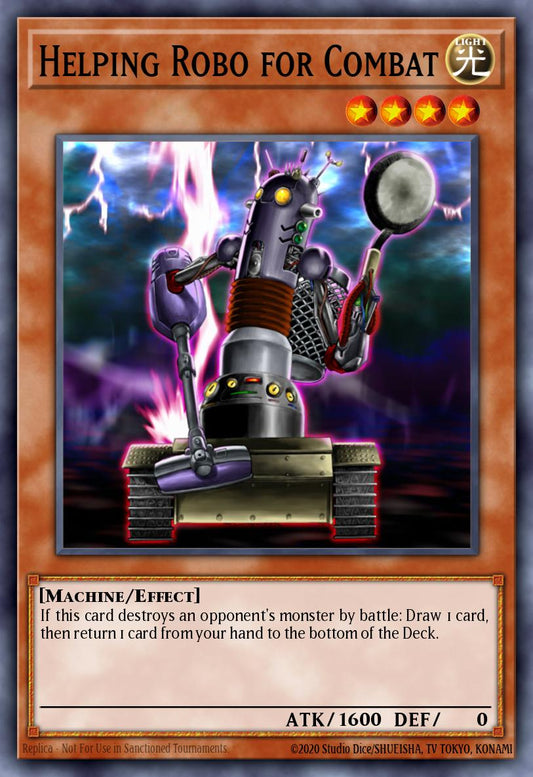 (022) YuGiOh TCG MFC: Magician's Force Single: Helping Robo For Combat  Rare