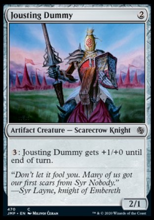 (470) Magic The Gathering Jumpstart Single: Jousting Dummy  Common