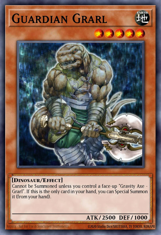 (EN007) YuGiOh TCG DCR: Dark Crisis Single: Guardian Grarl (V.2 - Ultra Rare)  Ultra Rare