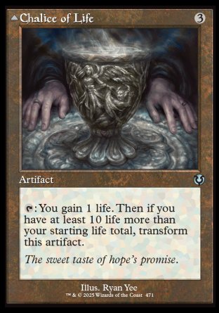 (471) Magic The Gathering Innistrad Remastered: Extras Single: Chalice of Life / Chalice of Death  Uncommon