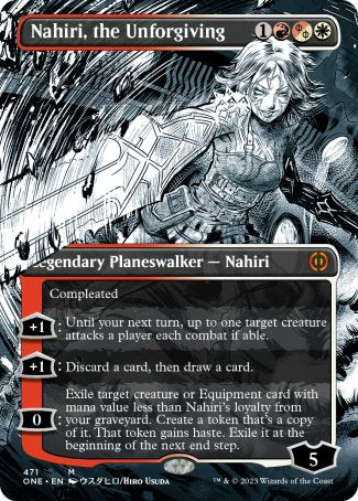(471) Magic The Gathering Phyrexia: All Will Be One: Extras Single: Nahiri, the Unforgiving (V.4)  Mythic