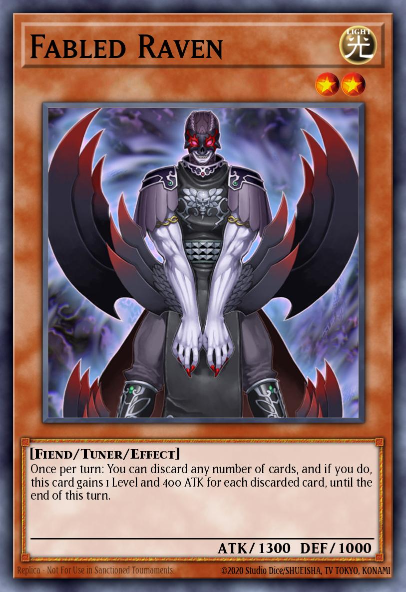 (239) YuGiOh TCG RA03: Quarter Century Bonanza Single: Fabled Raven (V.1 - Platinum Secret Rare)  Platinum Secret Rare