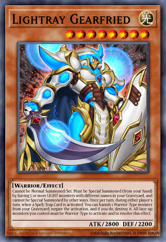 (052) YuGiOh TCG LCJW: Legendary Collection 4: Mega Pack Single: Lightray Gearfried  Common