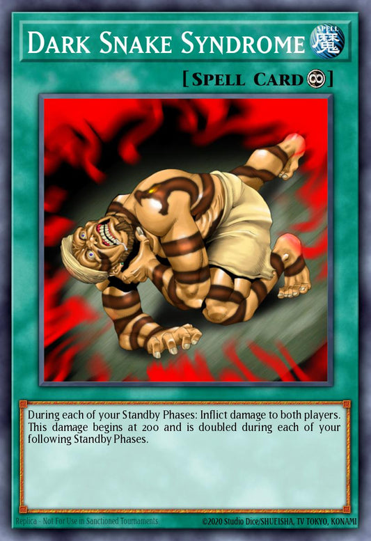 (271) YuGiOh TCG LCYW: Legendary Collection 3: Mega Pack Single: Dark Snake Syndrome  Rare