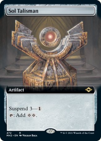 (472) Magic The Gathering Modern Horizons 2: Extras Single: Sol Talisman (V.3)  Rare