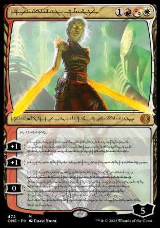 (472) Magic The Gathering Phyrexia: All Will Be One: Extras Single: Nahiri, the Unforgiving (V.5)  Mythic