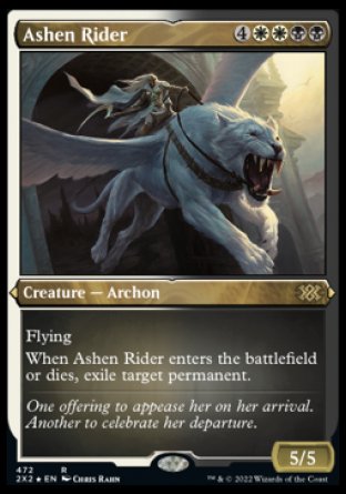 (472) Magic The Gathering Double Masters 2022: Extras Single: Ashen Rider Holo Rare